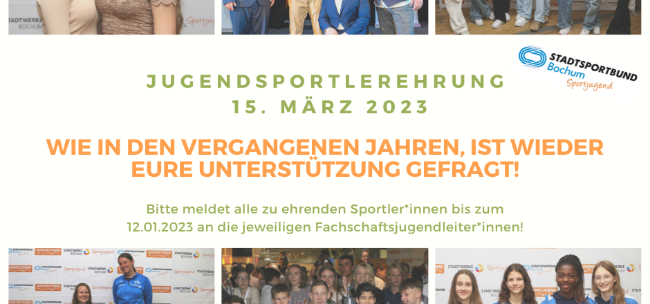 Jugendsportlerehrung – 15. März 2023